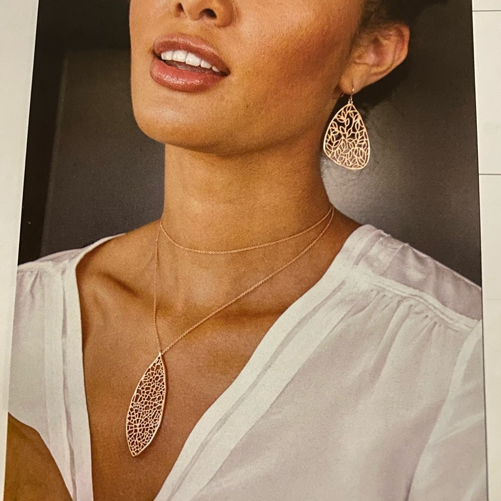 Park Lane Fable Earrings and Necklace (RG color)